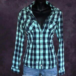 00s Garage Plaid Shirt